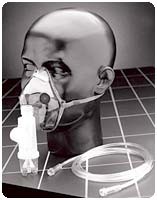 Adult Elongated Aerosol Mask w/Mvp & Elastic Strap