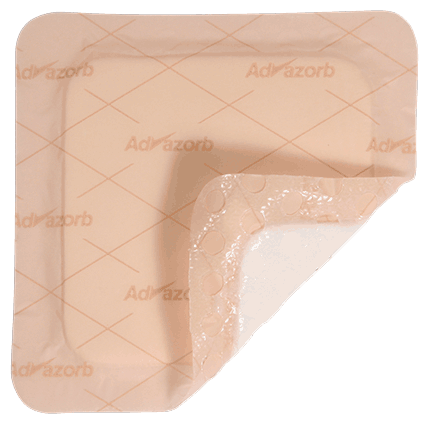 Advazorb Border Adherent Hydrophilic Foam Dressing 4.9" x 4.9" (12.5 x 12.5cm)