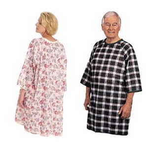 Thermagown,With Pink Rosebuds On White,Each