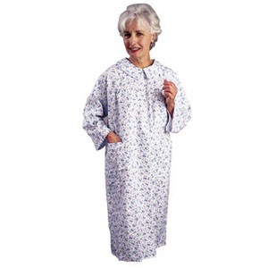 Flannelette Patient Gown, Small/Medium
