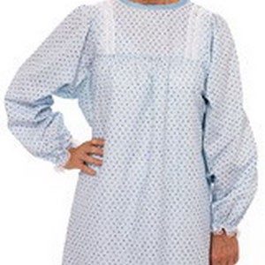 Ladylace Fashion Gown, Garden Print, Long Sleeve