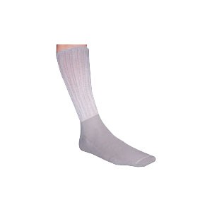 Holofiber Diabetic Med Crew Socks, Size 10 to 13, Anti-microbial