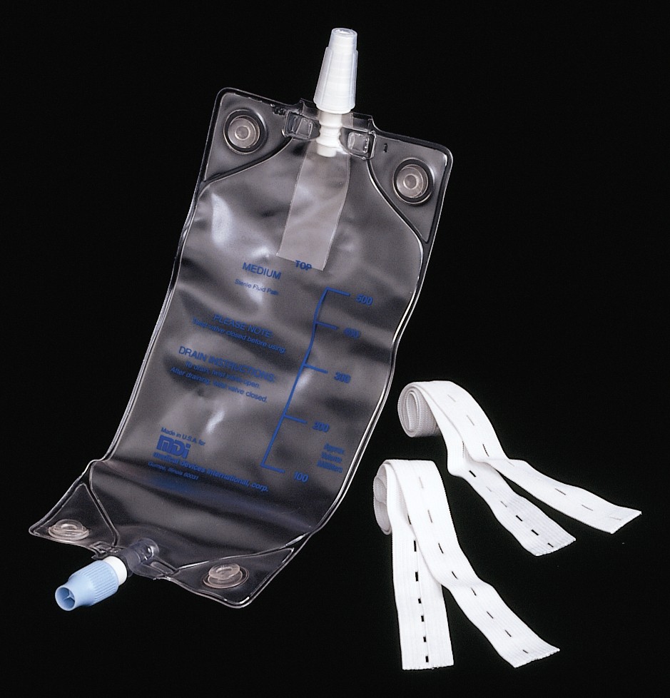 Rehab Leg Bag with Extension Tubing, Large 1,000 mL