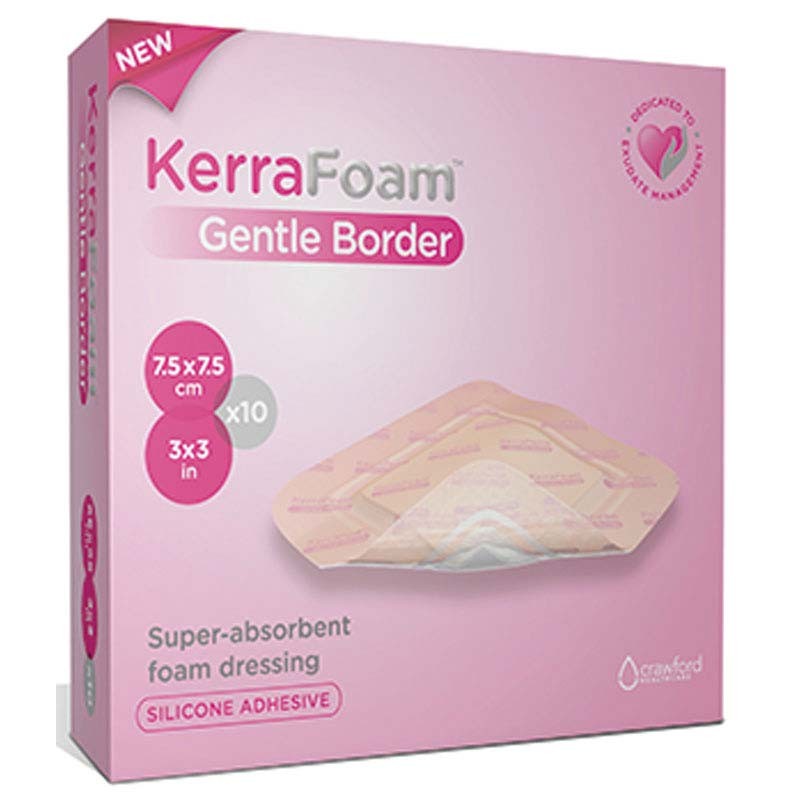 KerraFoam Gentle Border Small Sacral Absorbent Dressing