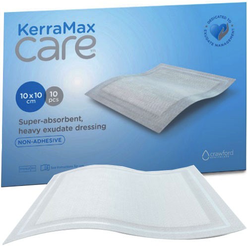 "KerraMax Care Super Absorbent Dressing, 4"" x 4"""