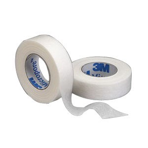 "Micropore Hypoallergenic Paper Surgical Tape with Dispenser 1/2"" x 10 yds."