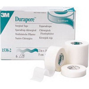 "Durapore Silk-like Cloth Surgical Tape 3"" x 10 yds."