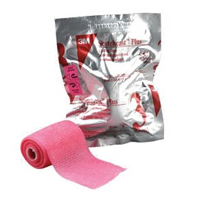 "Scotchcast Plus Casting Tape 4"" x 4 yds., White"