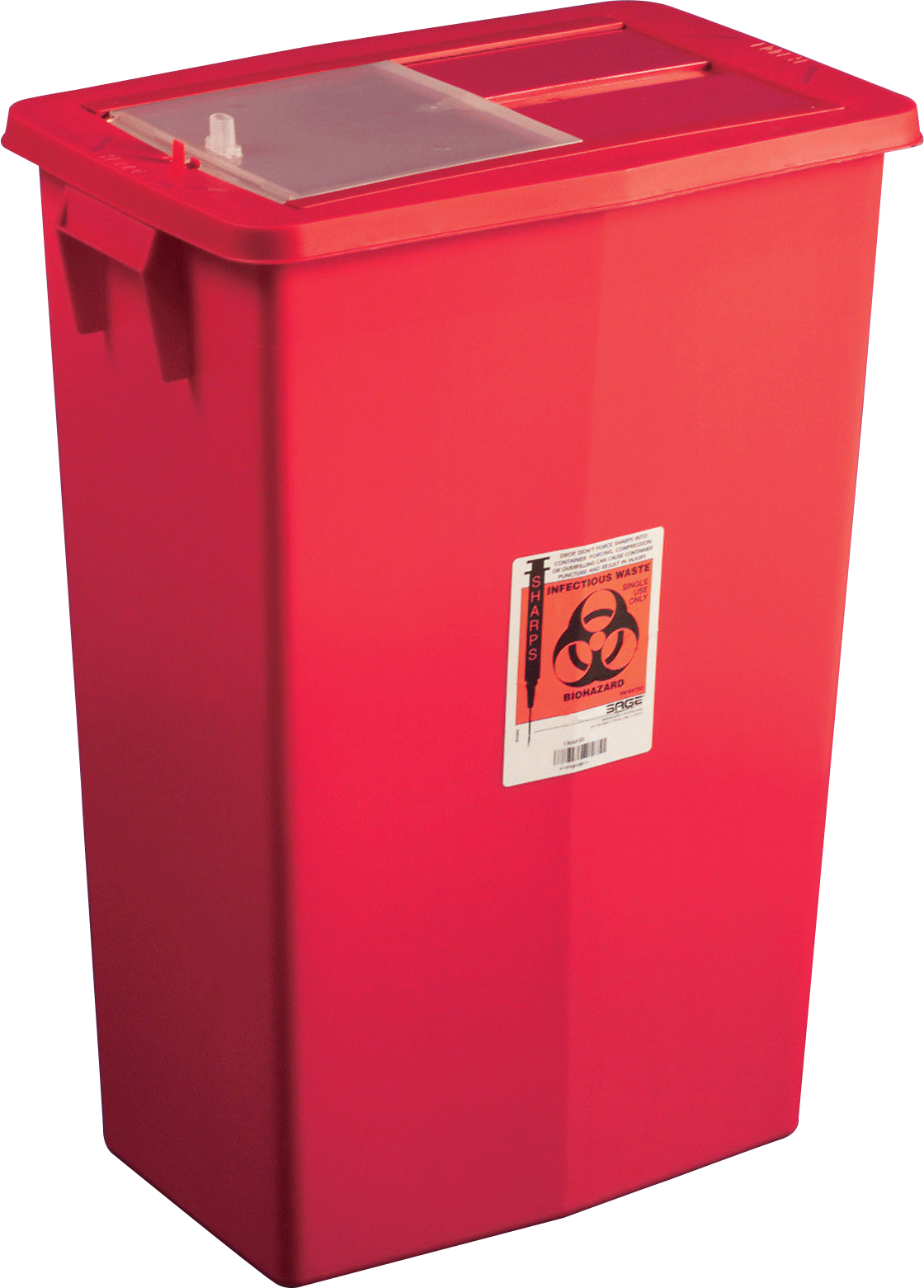 SharpSafety Large Volume Containers Sliding Lid 18 Gallon
