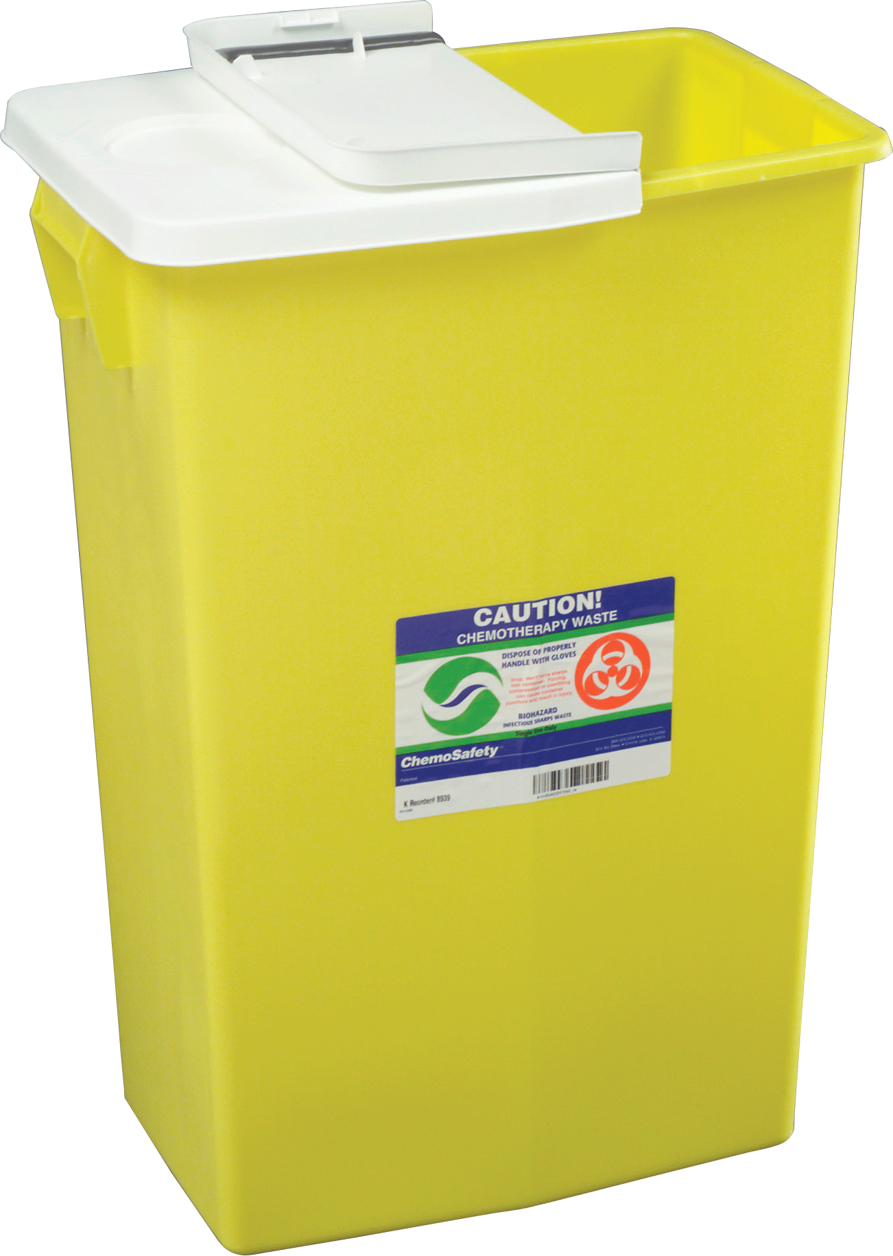 SharpSafety Chemotherapy Waste Container 18 Gallon, Yellow
