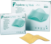 "Tegaderm Sterile Ag Mesh Dressing with Silver 4"" x 8"""