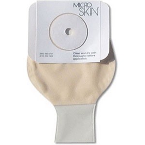 9" Mid-Size Drn 1Pc Pch w/Mcskn Barrier, Opaque
