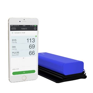 QardioArm Smart Blood Pressure Monitor for Apple iOS and Android Electric Blue