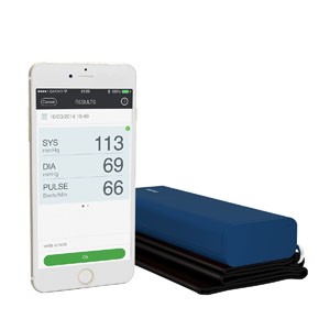 QardioArm Smart Blood Pressure Monitor for Apple iOS and Android Midnight Blue