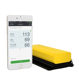 QardioArm Smart Blood Pressure Monitor for Apple iOS and Android Racing Yellow