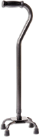 Carex Xtra Bariatric Quad Cane, Small Base, 500Lb
