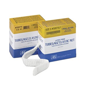 "Tubegauz Elastic Net Bandage, Size 6 White, 1-1/2"" x 25 yds. (Thigh, Head, Shoulder and Lower Tors