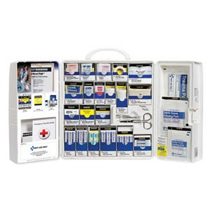 Business First Aid Plastic Wall Mount Cab with Carry Handle
