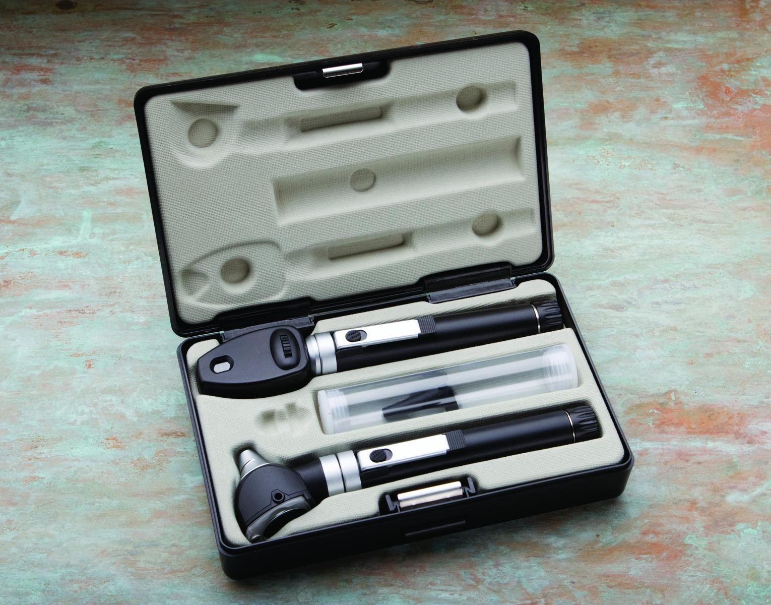 "Pocket Otoscope/Ophthalmoscope Set, 7-1/4"" L x 4-1/2"" W x 1-1/2"" D, 2.5V Halogen Light"
