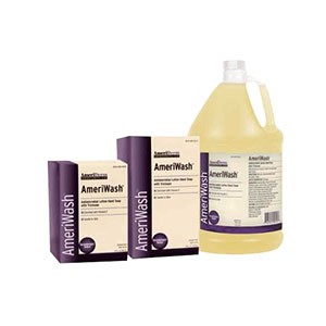 AmeriWash Antimicrobial Lotion Soap with Triclosan, 1000 mL