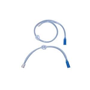 Feeding Extension Set 24" with Right Angle Connector, Straight Port
