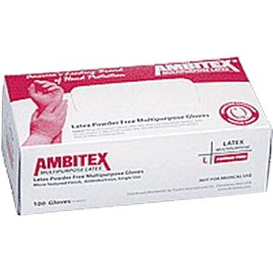AMBITEX Non-Sterile Powder-Free General Purpose Latex Glove Large