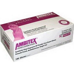 AMBITEX Non-Sterile Powdered General Purpose Vinyl Glove Small