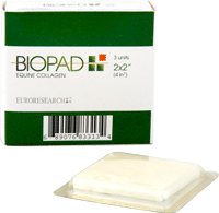 "Biopad Collagen Dressing 2"" x 2"""