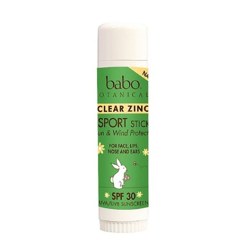Babo Botanicals Clear Zinc Sport Stick SPF 30, 0.6 oz