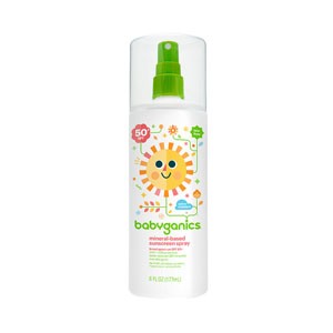 Babyganics Mineral-Based Sunscreen Spray, 50 SPF, 6 oz