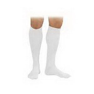 SensiFoot Crew Length Mild Compression Diabetic Sock X-Small, White