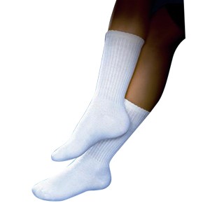 SensiFoot Knee-High Mild Compression Diabetic Sock X-Small, Brown