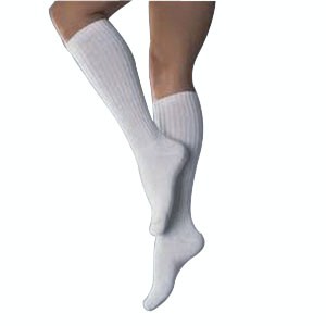 SensiFoot Knee-High Mild Compression Diabetic Sock Medium, Navy