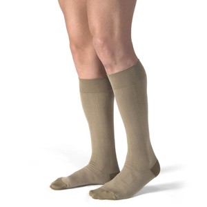 Jobst for Men Casual 30-40 Knee High Closed Toe Extra Large - Full Calf Khaki