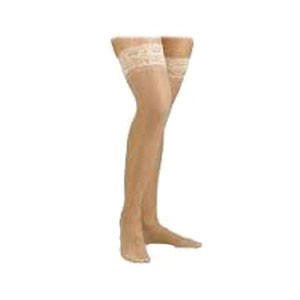 Relief Thigh-High Firm Compression Stockings without Silicone Dot Band X-Large, Beige