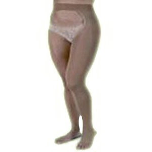 Relief Chap Style Compression Stockings Medium Left Leg, Beige