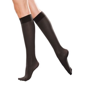 Relief Knee-High Moderate Compression Stockings, X-Large, 15-20 mmHg, Black