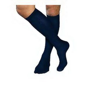 Men's Knee-High Ribbed Compression Socks X-Large, Navy