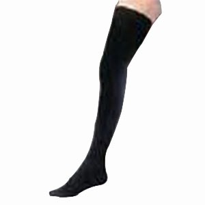 Jobst For Men,30-40mm,Ribbed,Black,Thigh High,Xl