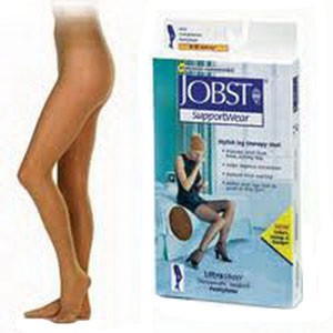 UltraSheer Supportwear Women's Mild Compression Pantyhose Medium, Silky Beige