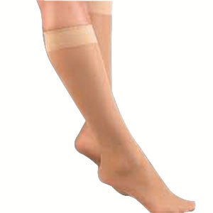 UltraSheer Knee-High Moderate Compression Stockings Medium, Natural