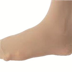 UltraSheer Women's Knee-High Firm Compression Stockings Large, Natural