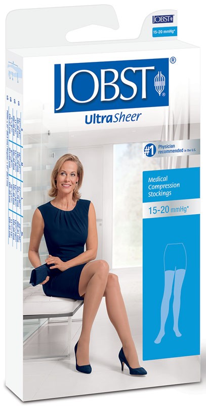 Sun Bronze, Med, Ultrasheer Thigh, 15-20 mm