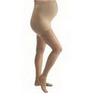 Small Maternity Black Clsd Toe Ultrasheer, 20-30