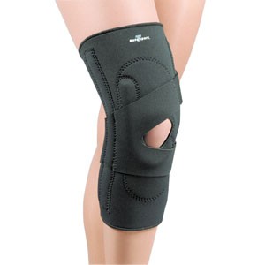 Safe-T-Sport Lateral Knee Stabilizer, Right, Medium, Black