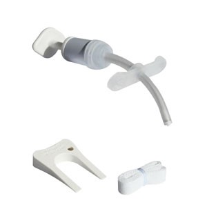 Bivona Uncuffed Pediatric FlexTend Plus Tracheostomy Tube, Size 2.5