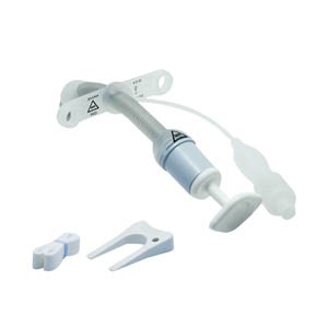 Bivona FlexTend TTS Pediatric Straight Neck Flange Tracheostomy Tubes, Size 5.5
