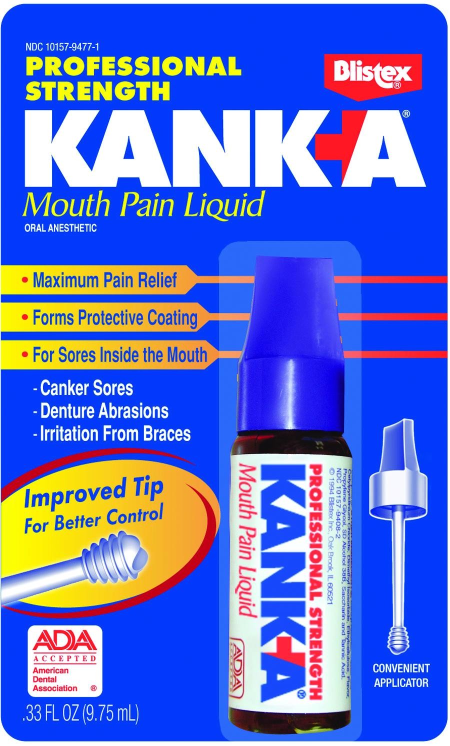 Kank-A Mouth Pain Liquid Application, 0.33 oz.