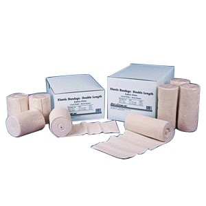 "Double Length Latex-Free Elastic Bandage 4"" x 10 yds."