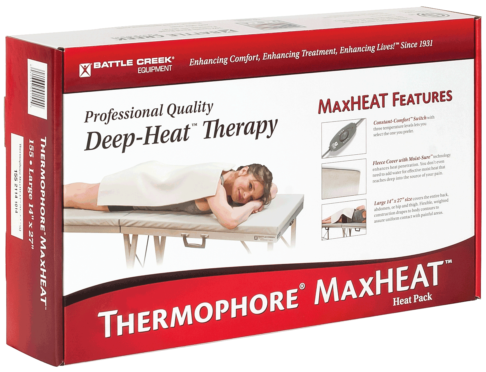 "Thermophore MaxHEAT Convertible Muff, 15"" x 15"""